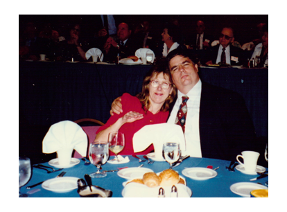 James and Kathy Warth 9-28-1996 Convention at banquet table